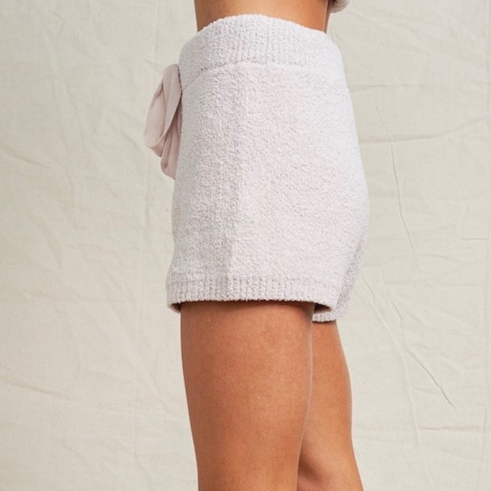 Fuzzy lounge shorts